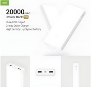 MI Powerbank High-Capacity 20000mAh Portable Fast Charging Powerbank With Dual USB Outputs