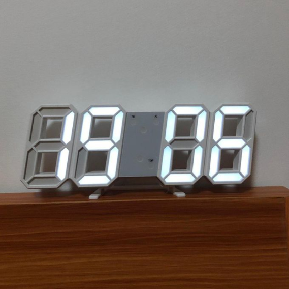 Multi-Functional Modern Design 3D LED Digital Clock